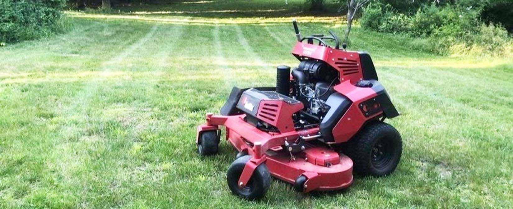 redmax stand on mower